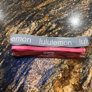 lululemon athletica Women's Headband Set - Gray, Pink, Brown